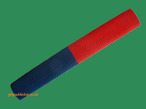 HALF-N-HALF OCTOPUS CRICKET BAT GRIP (Red/Blue)