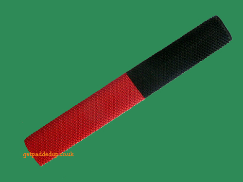 HALF-N-HALF OCTOPUS CRICKET BAT GRIP (Red/Black)
