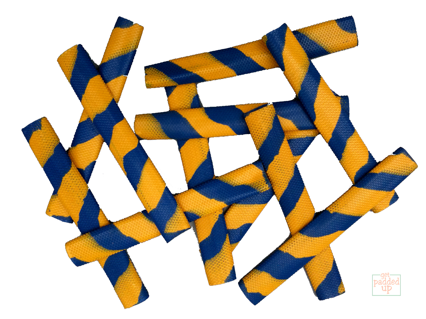 SPLASH-SPIRAL OCTOPUS CRICKET BAT GRIP (Blue/Yellow)