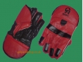 CA Sports SOMO CRICKET WICKET KEEPING GLOVES (RED/BLACK)