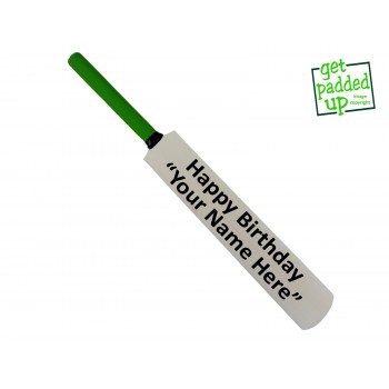 Personalised `Happy Birthday` Mini Miniature Cricket Bat