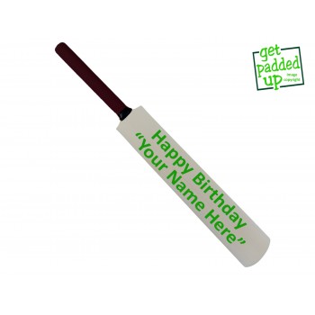 Personalised `Happy Birthday` Mini Miniature Cricket Bat