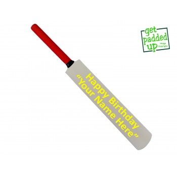 Personalised `Happy Birthday` Mini Miniature Cricket Bat