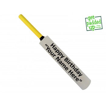 Personalised `Happy Birthday` Mini Miniature Cricket Bat