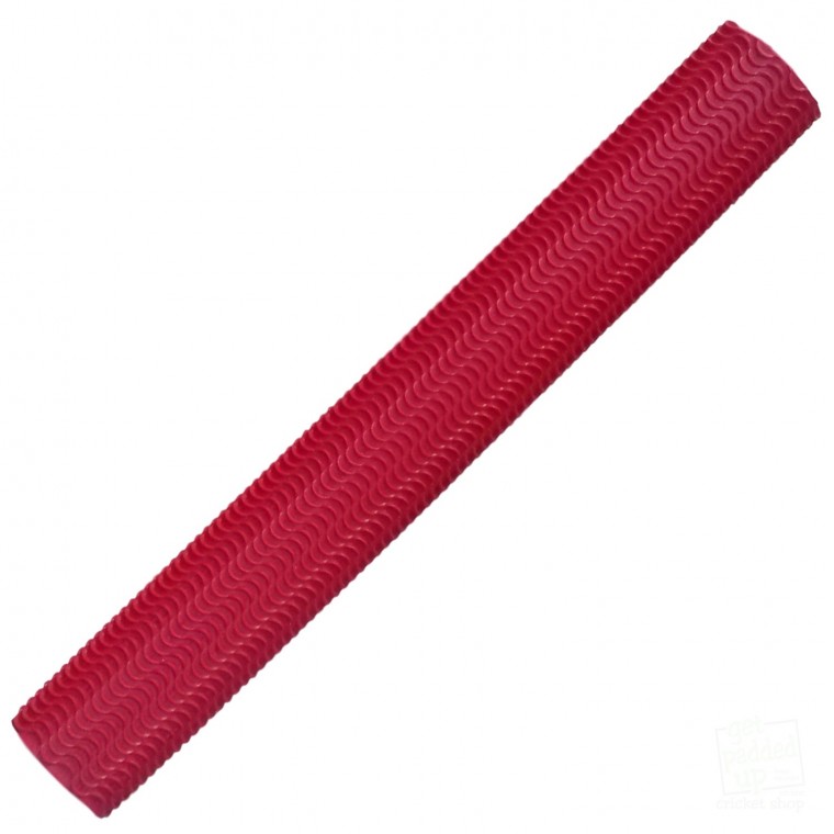 Red Aqua Wave Cricket Bat Grip