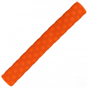 Orange Hex 3D Cricket Bat Grip