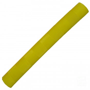 Yellow Chevron Lite Cricket Bat Grip