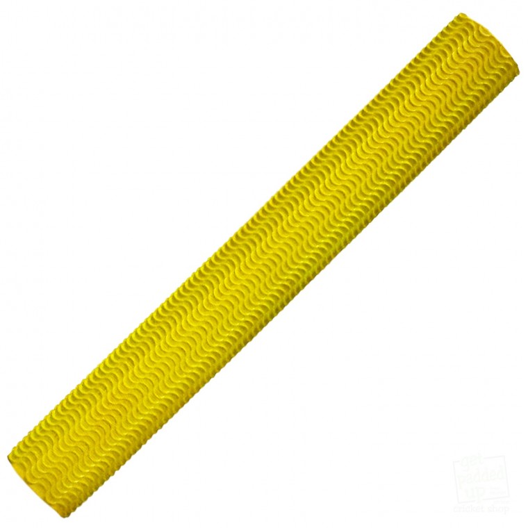 Yellow Aqua Wave Cricket Bat Grip