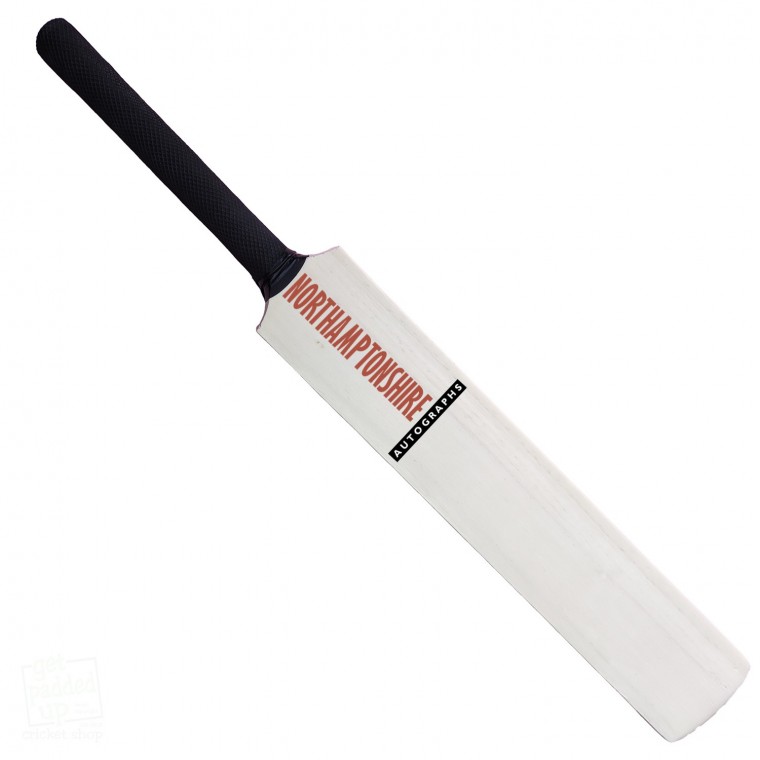 Northamptonshire Autograph Miniature Mini Cricket Bat