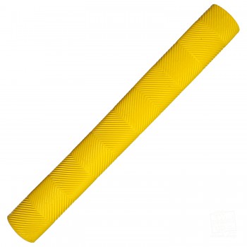 Yellow Chevron Traditional Cricket Bat Grip
