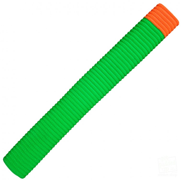 Lime Green and Orange Bracelet Cricket Bat Grip