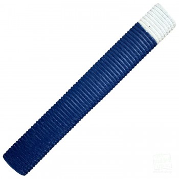 Dark Blue and White Bracelet Cricket Bat Grip