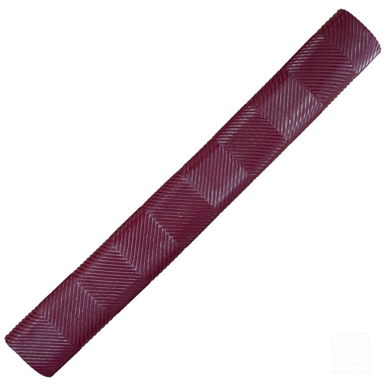 Maroon Chevron Traditional Cricket Bat Grip