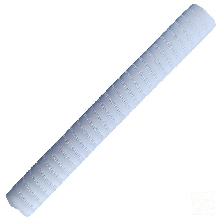 White Spiral Coil Cricket Bat Grip