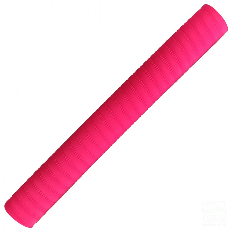 Neon Pink Spiral Coil Cricket Bat Grip