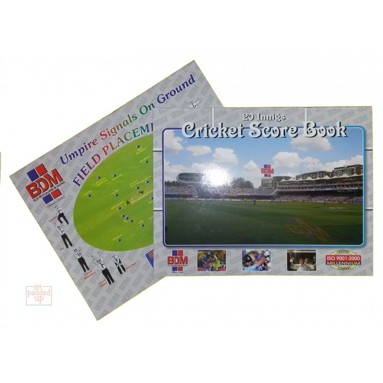 BDM Cricket Scorebook (20 Innings/Colour)